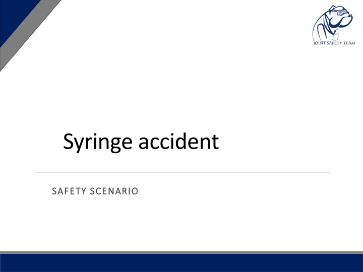 syringe accident