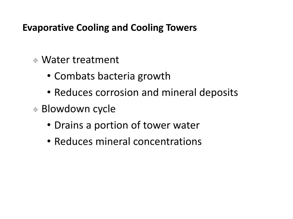 evaporative cooling and cooling towers 11