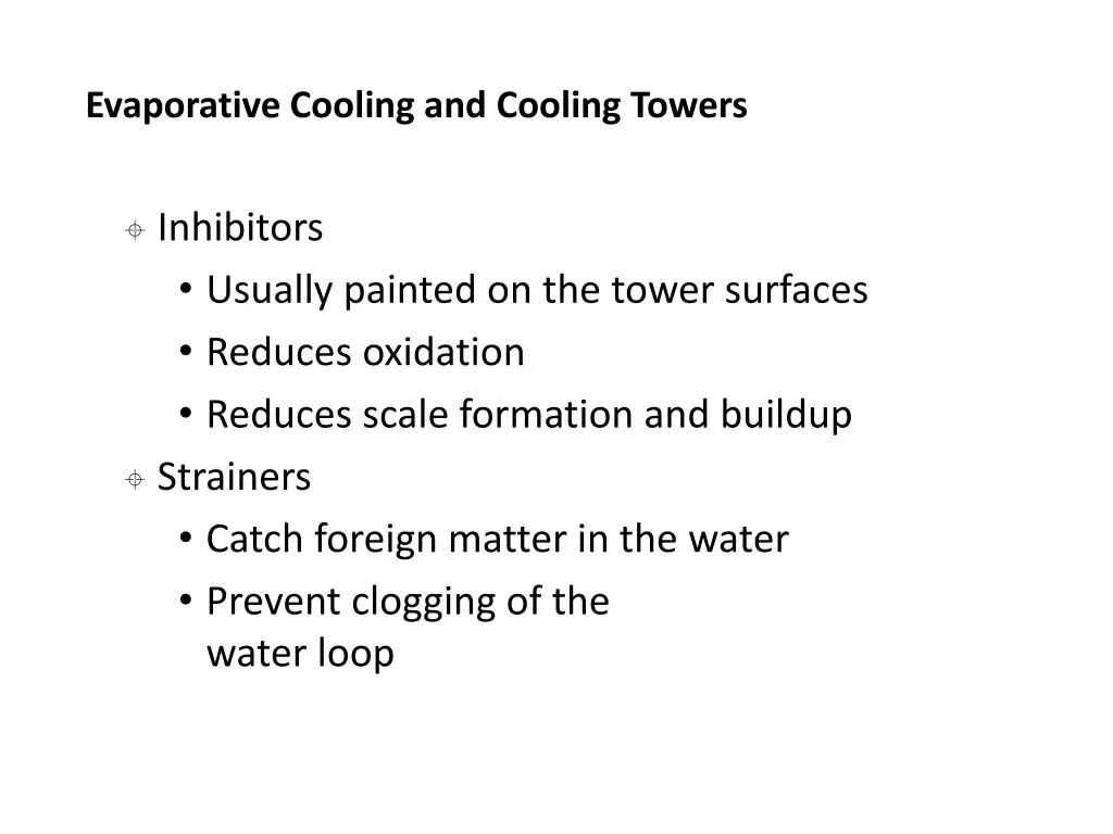 evaporative cooling and cooling towers 12