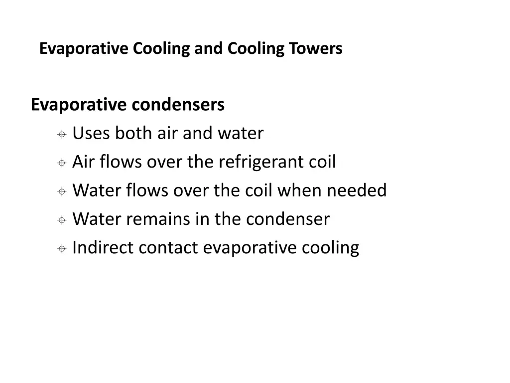 evaporative cooling and cooling towers 16