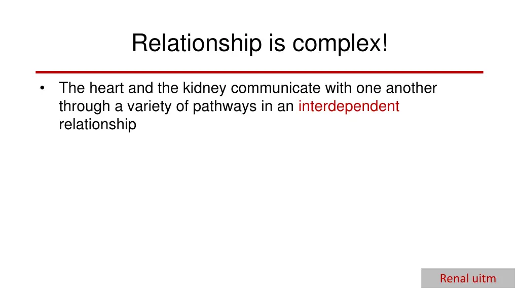 relationship is complex