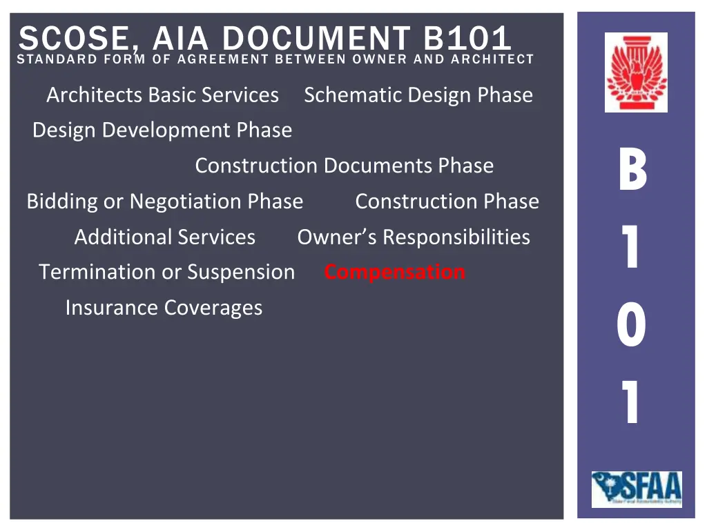 standard form of agreement between owner 27