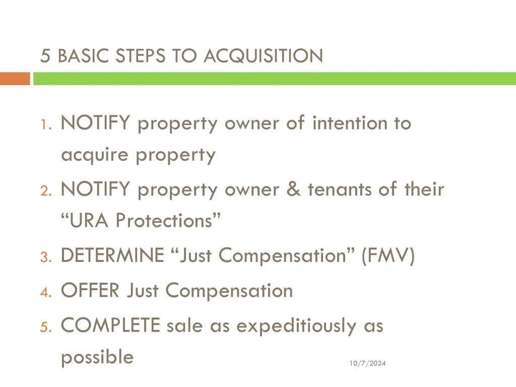 5 basic steps to acquisition