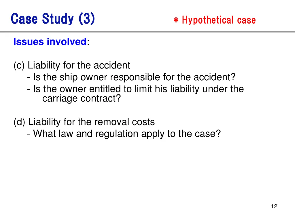 case study 3 case study 3 hypothetical case