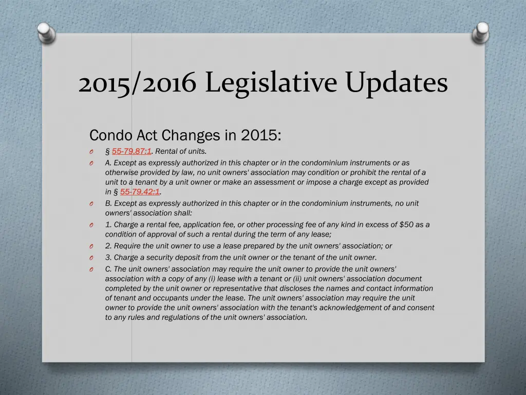 2015 2016 legislative updates 1