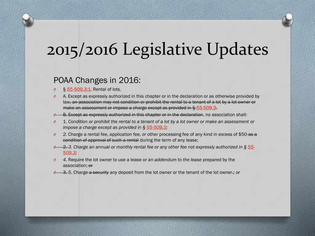 2015 2016 legislative updates 9