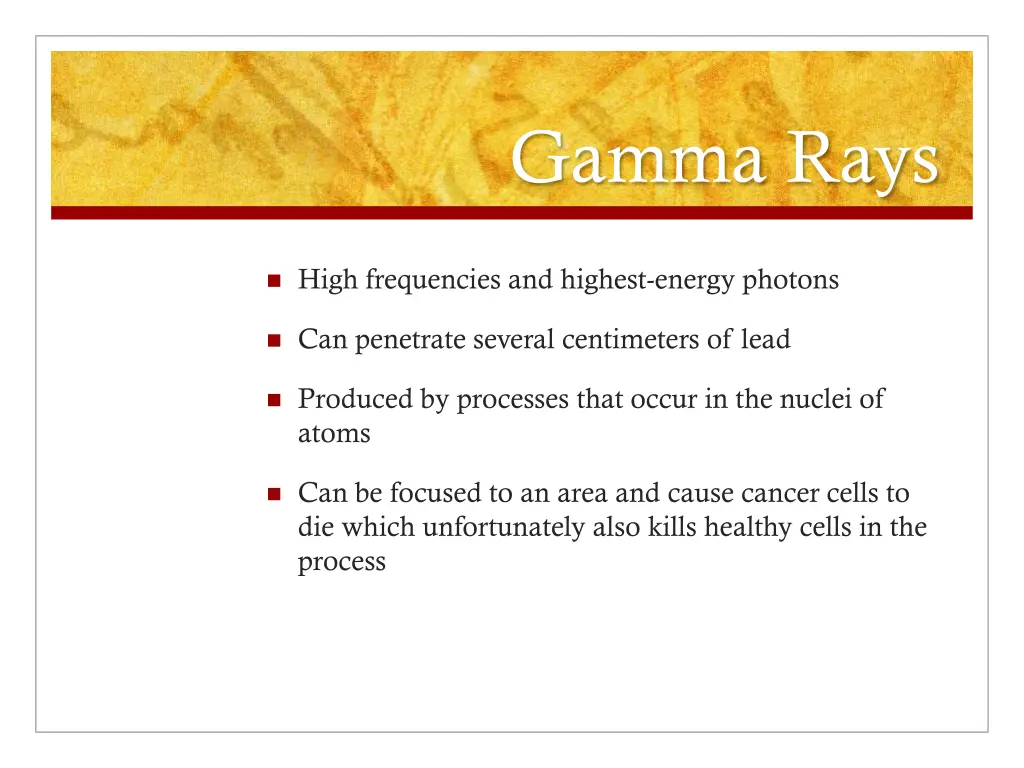 gamma rays