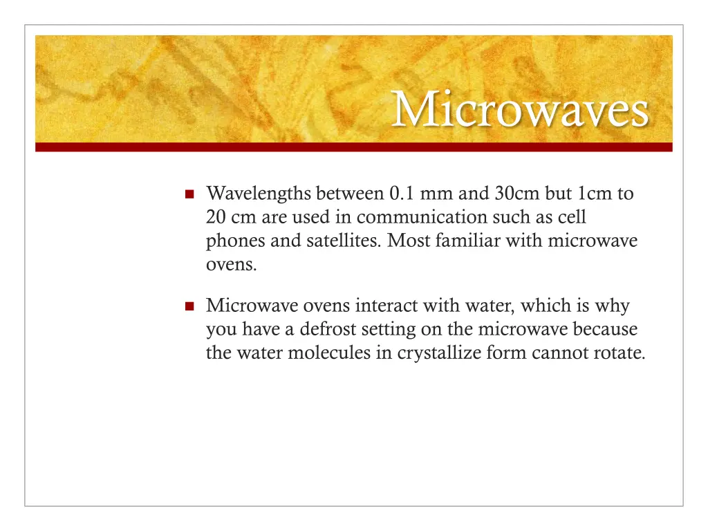 microwaves