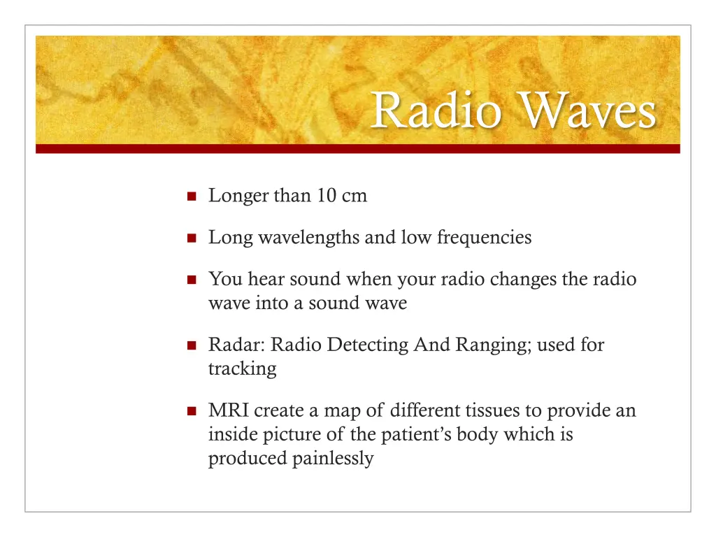 radio waves