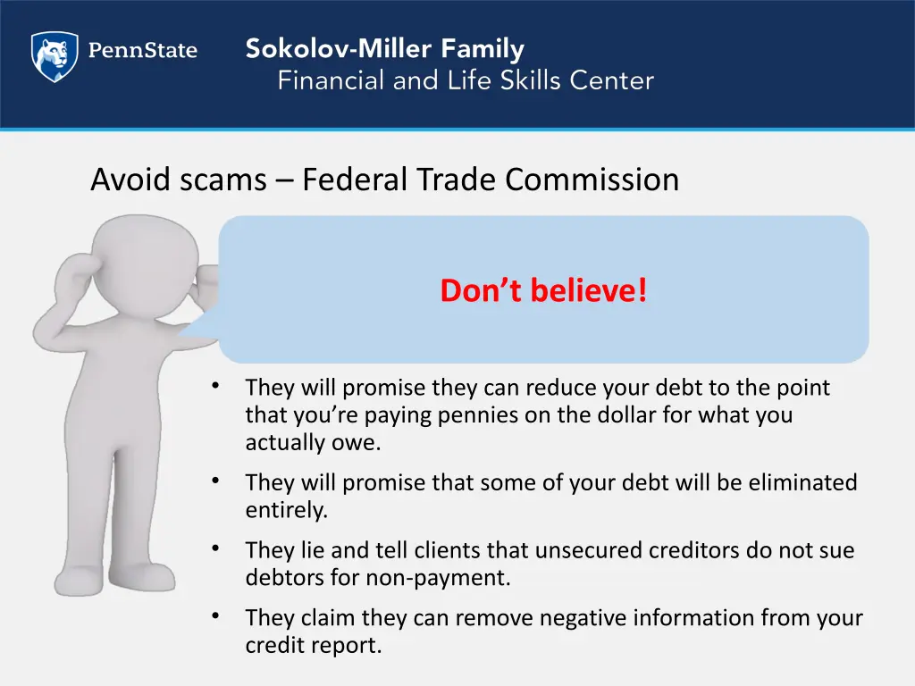 avoid scams federal trade commission