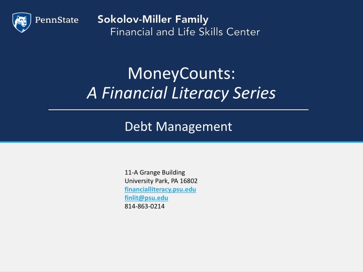 moneycounts a financial literacy series