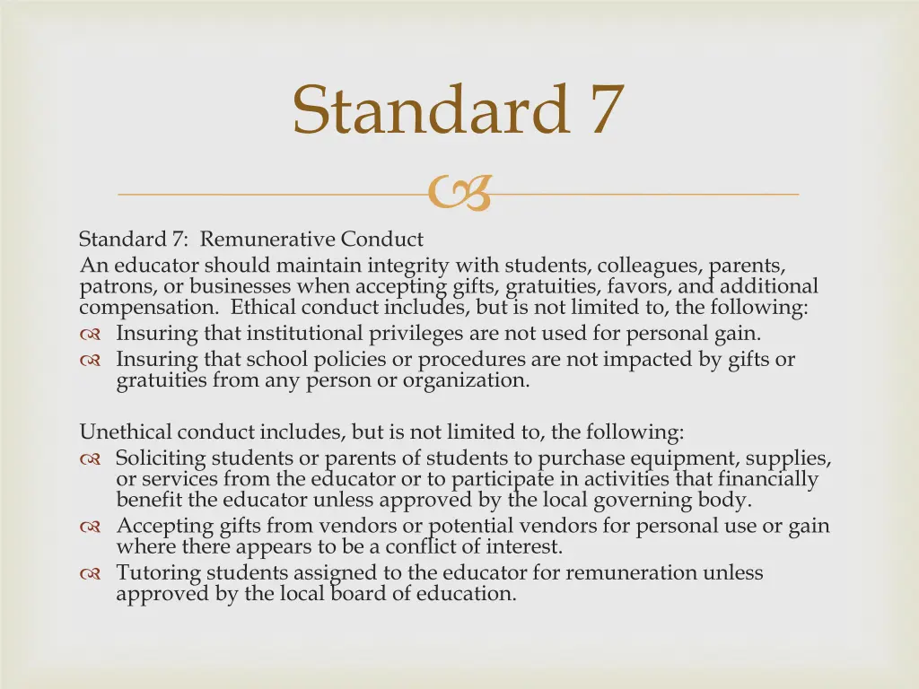 standard 7