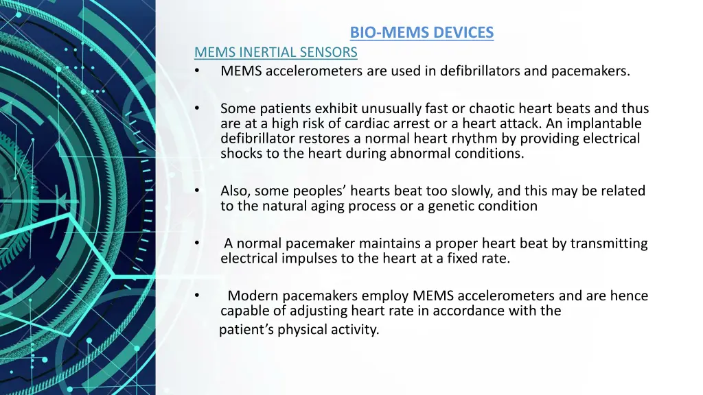 bio mems devices