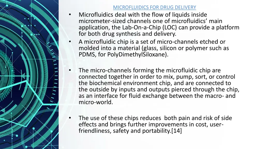 microfluidics for drug delivery microfluidics