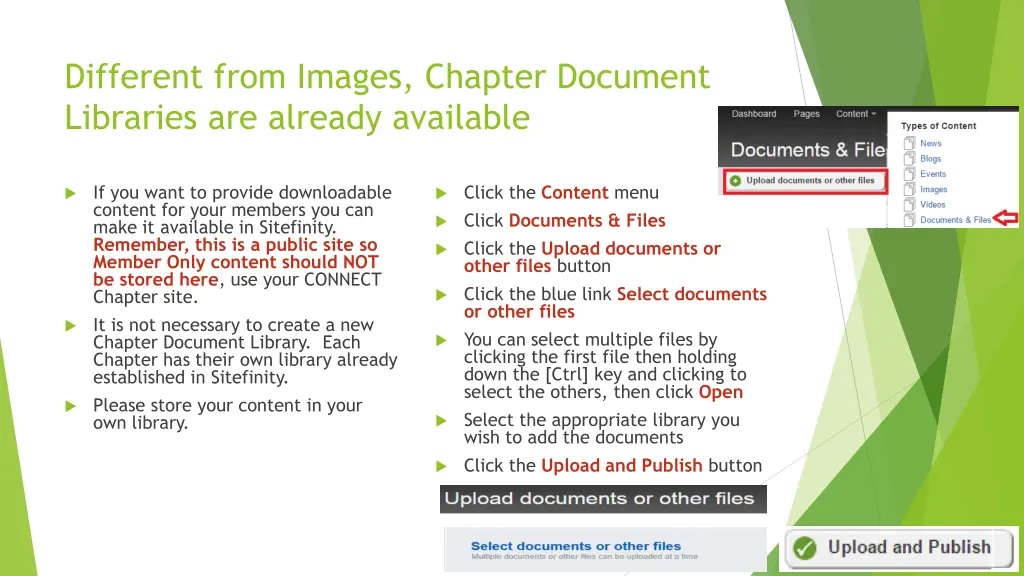 different from images chapter document libraries