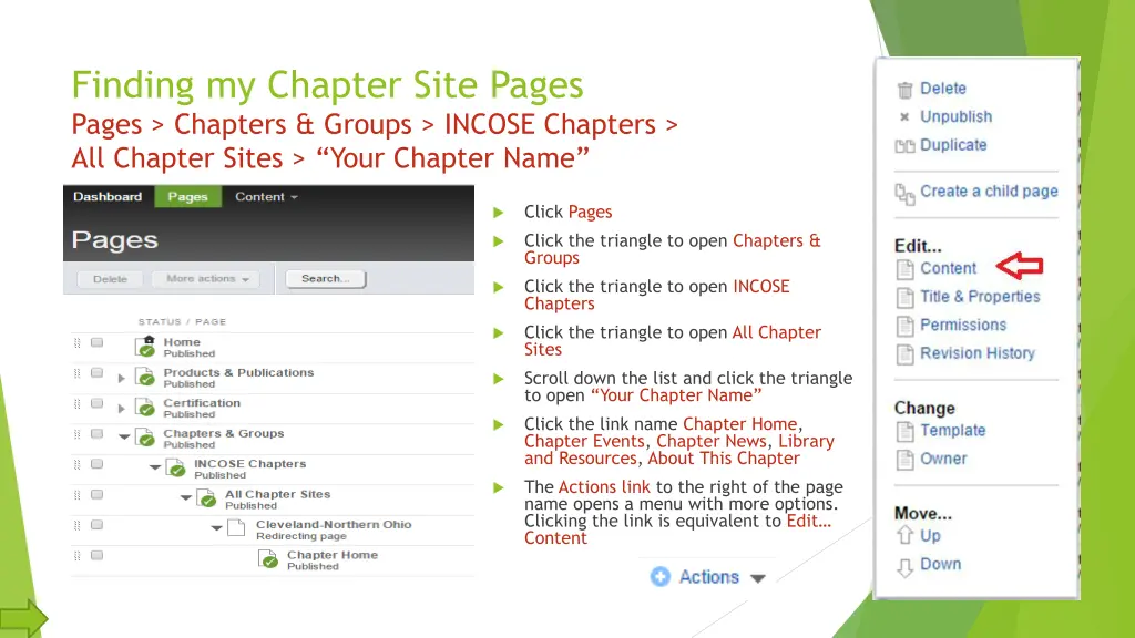 finding my chapter site pages pages chapters