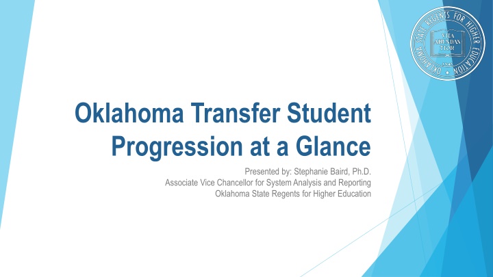 oklahoma transfer student progression at a glance