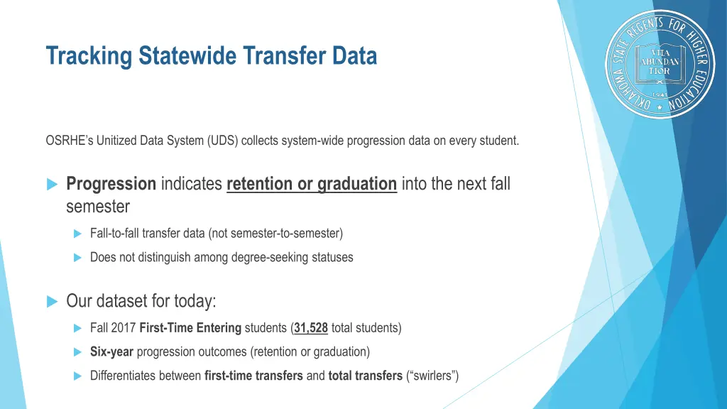 tracking statewide transfer data