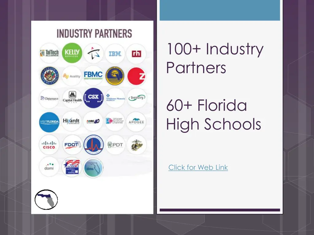 100 industry partners