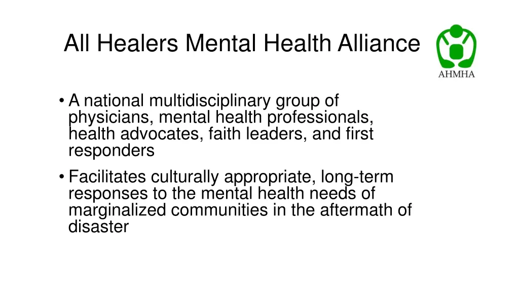 all healers mental health alliance