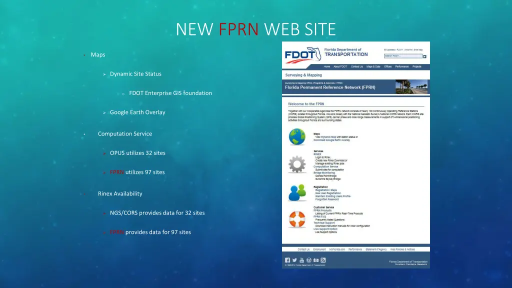 new fprn web site