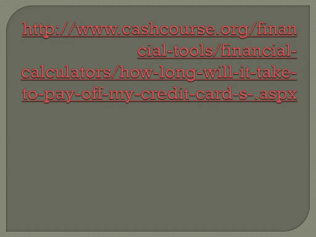 http www cashcourse org financial tools financial