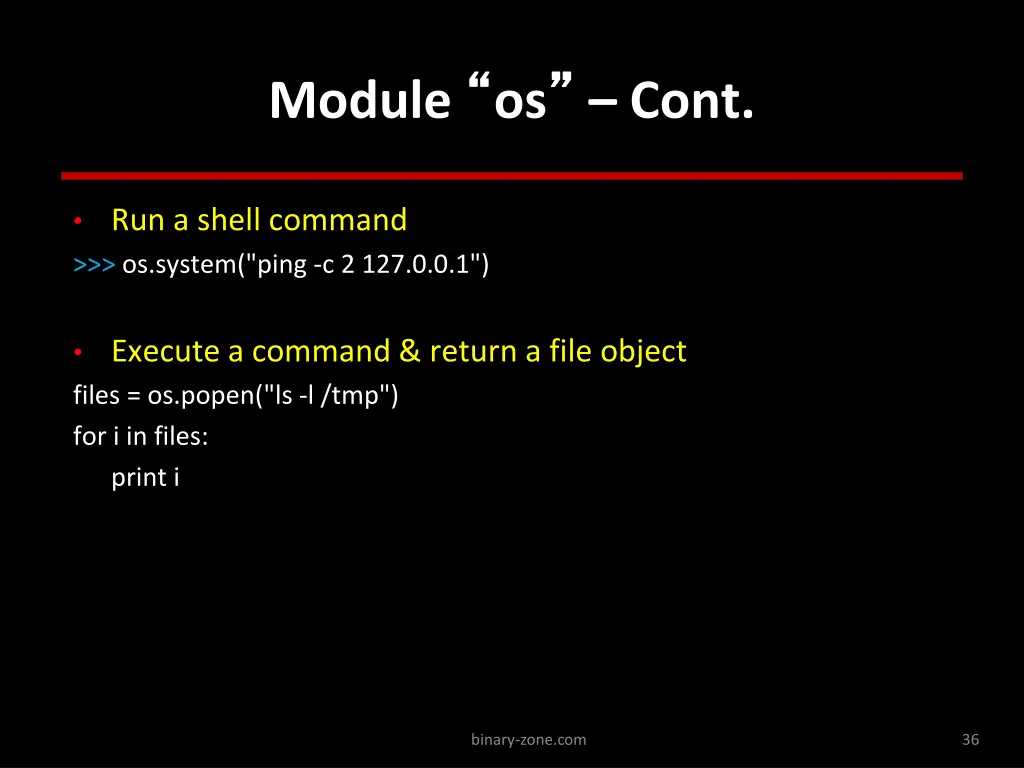 module os cont 1