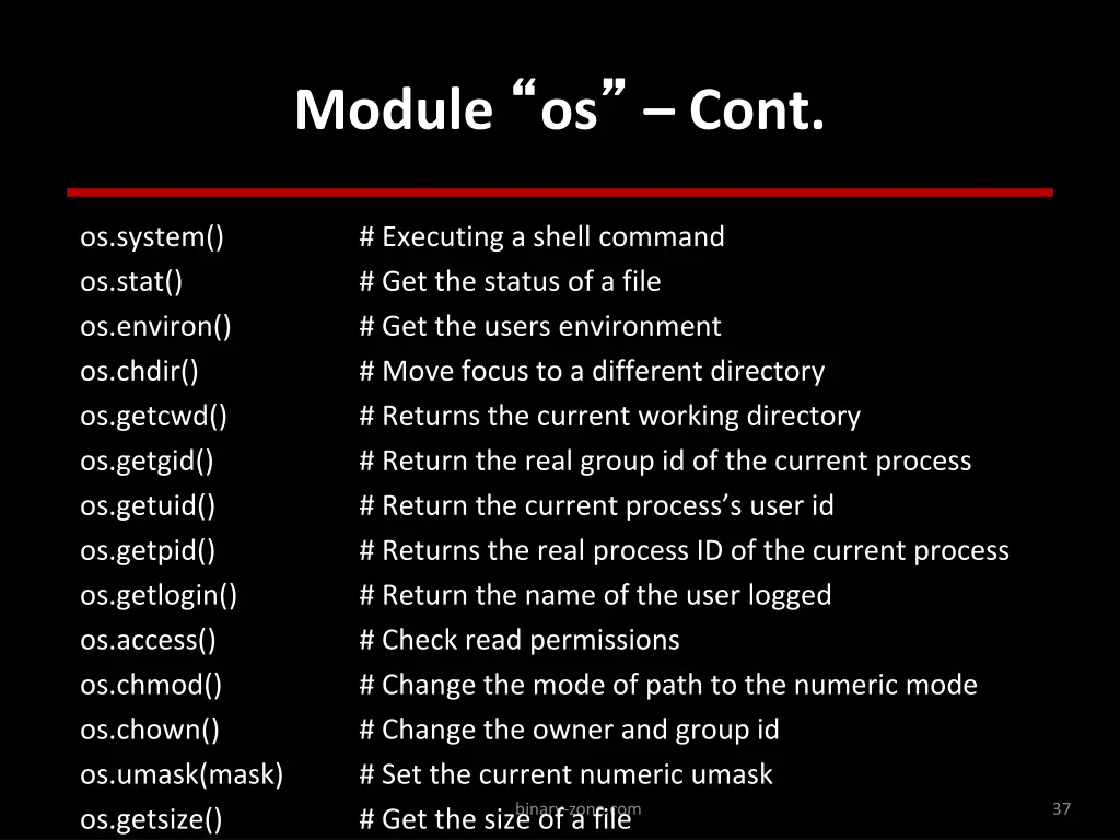 module os cont 2