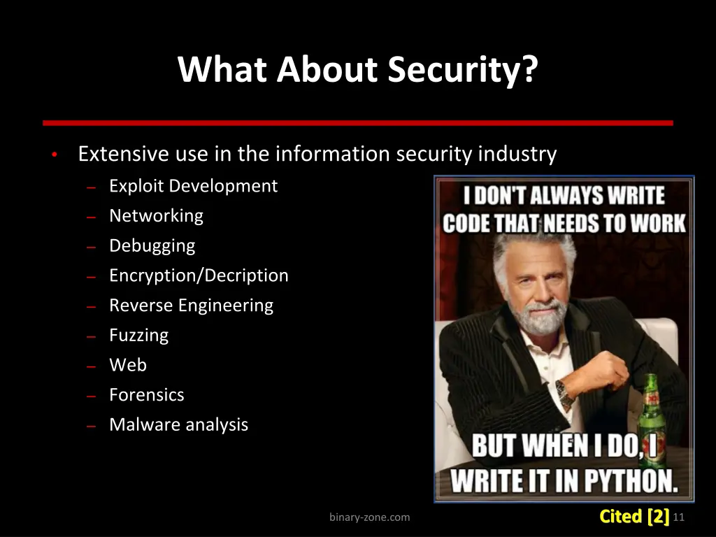 what about security