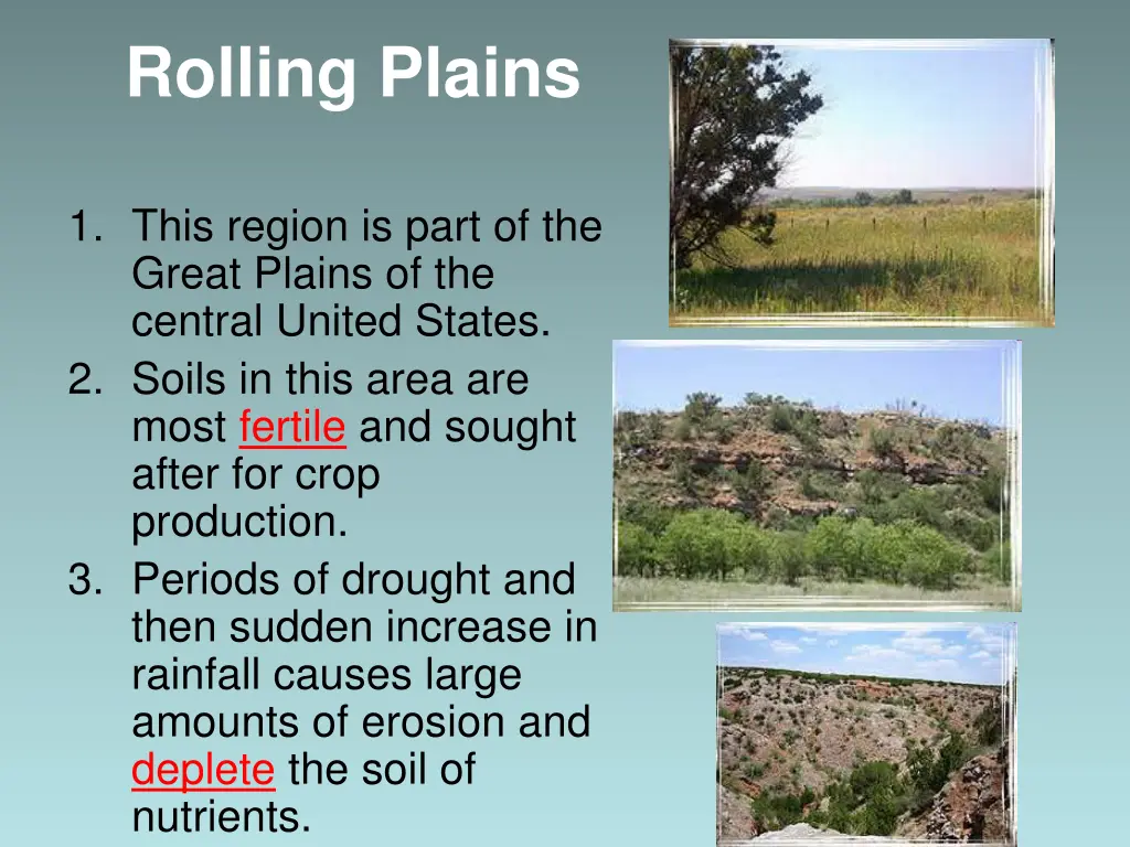 rolling plains