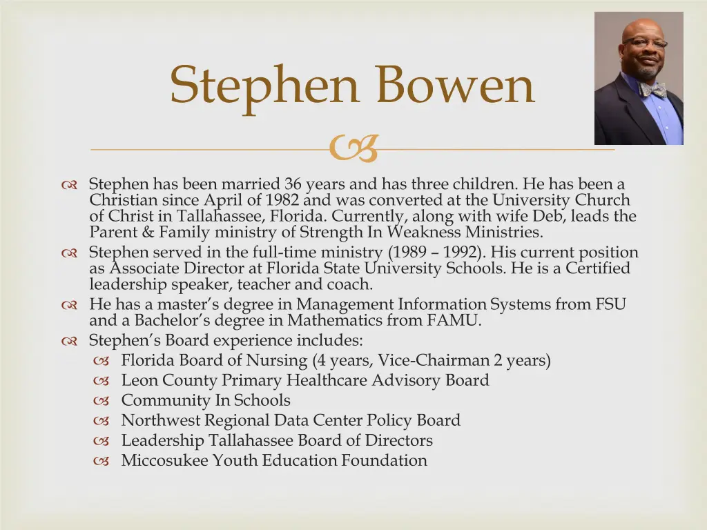 stephen bowen