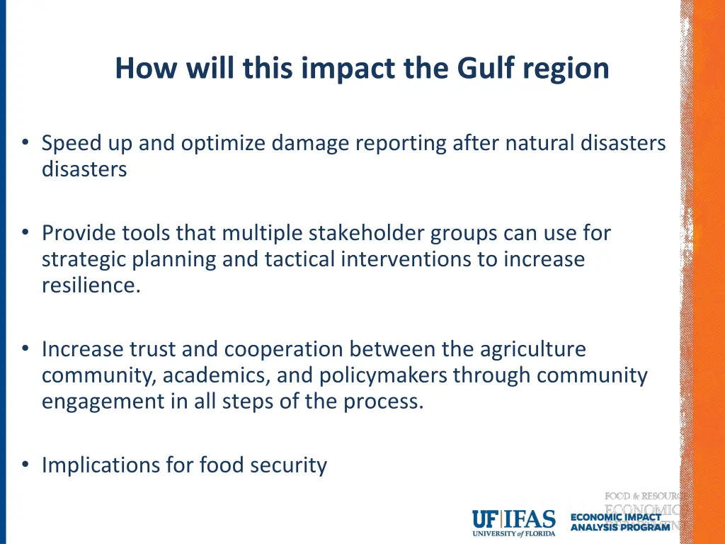 how will this impact the gulf region