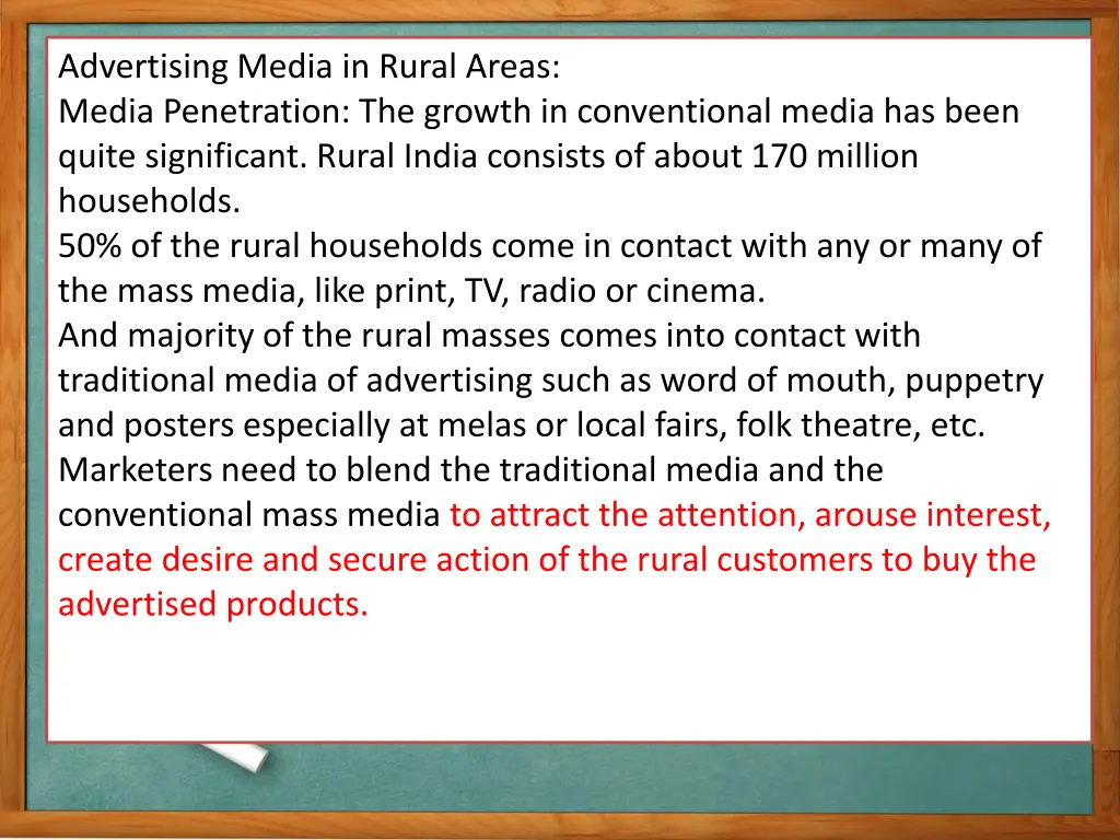 advertising media in rural areas media