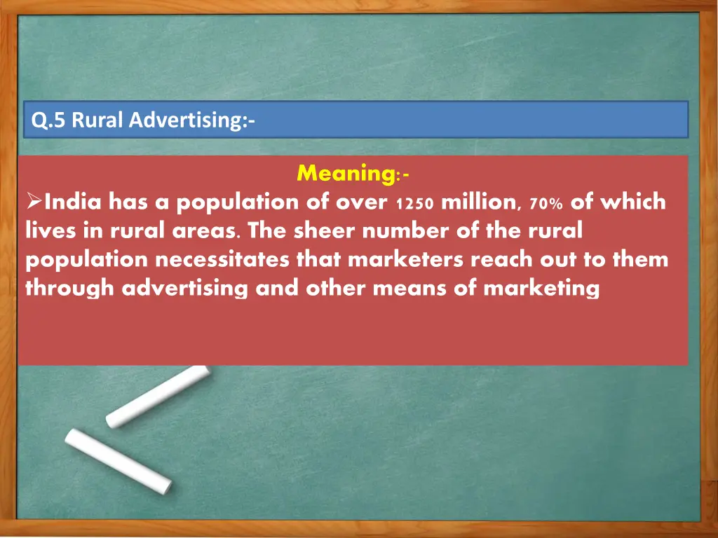 q 5 rural advertising