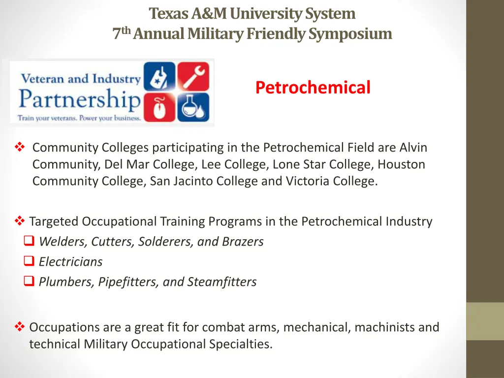 texas a m university system 7 th annual military 9