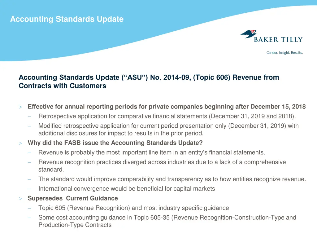 accounting standards update