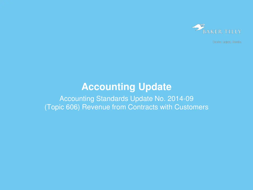 accounting update accounting standards update