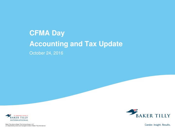 cfma day accounting and tax update