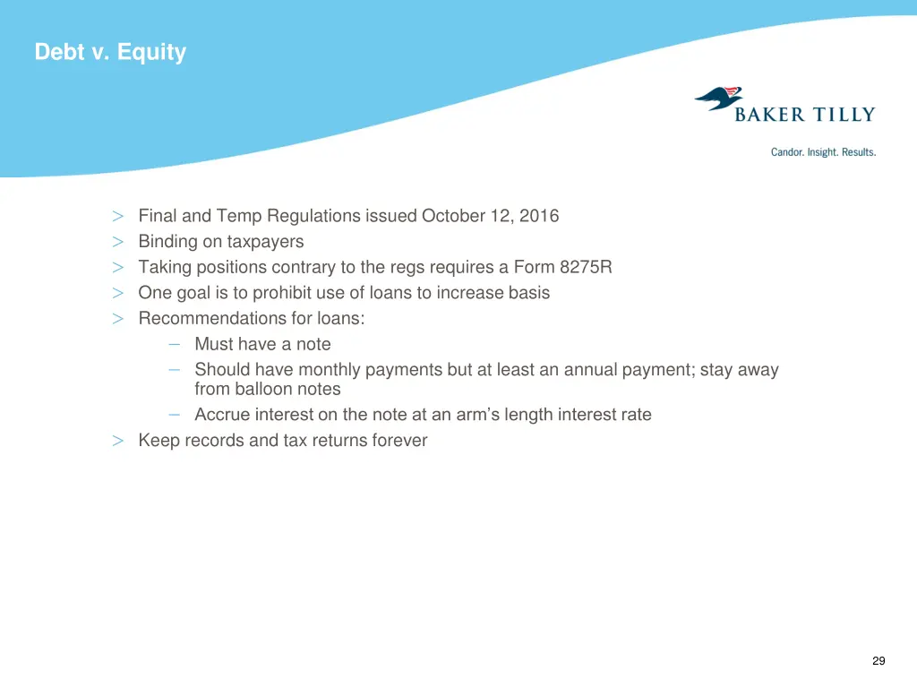 debt v equity