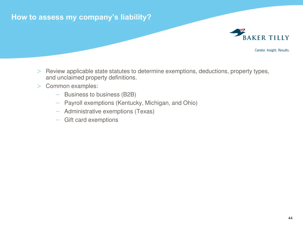 how to assess my company s liability 1