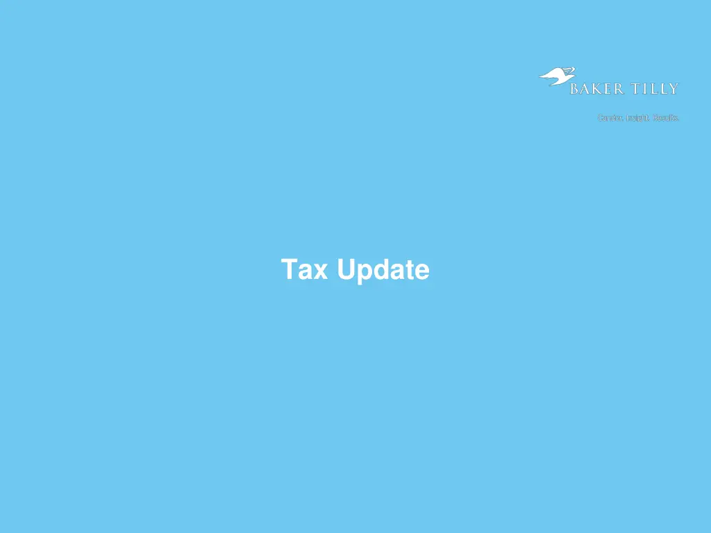 tax update