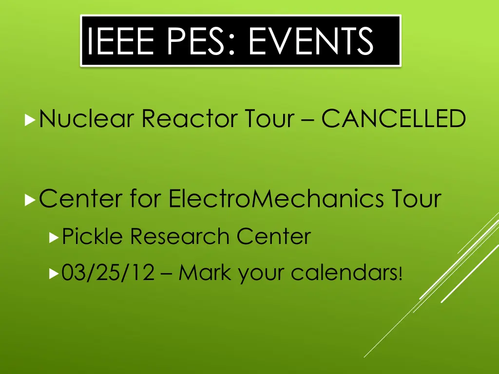 ieee pes events