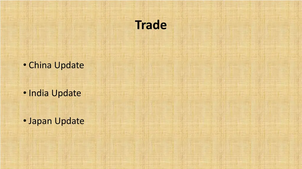 trade