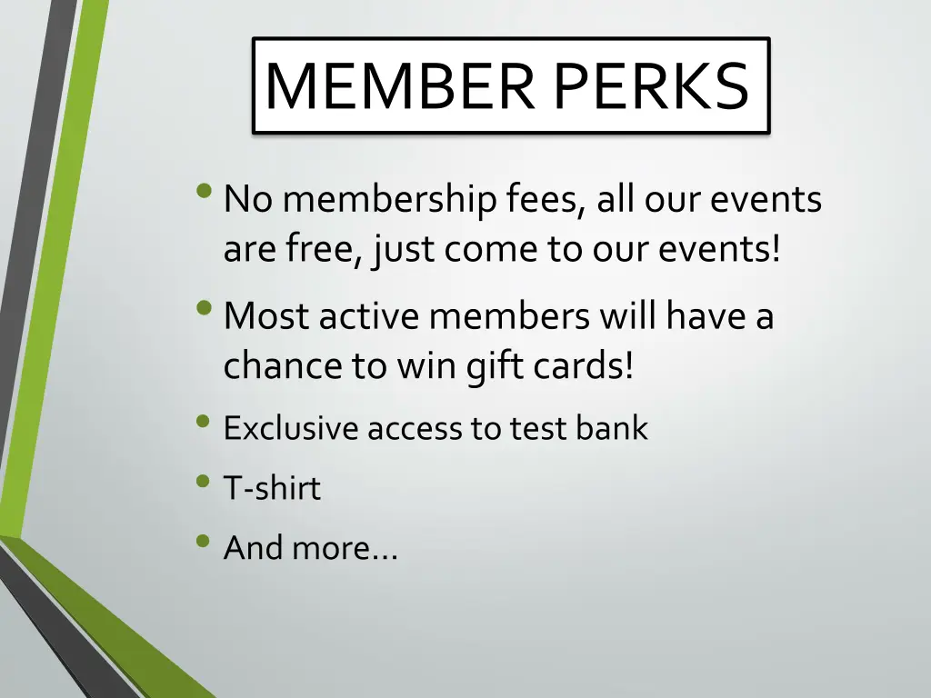 member perks