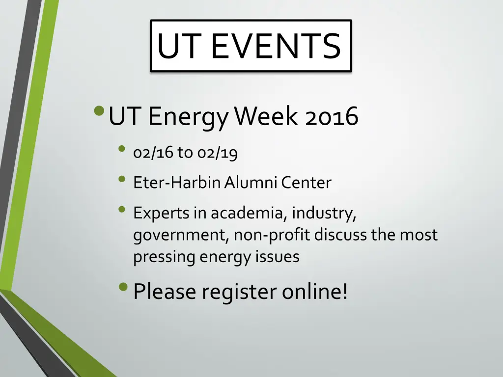 ut events