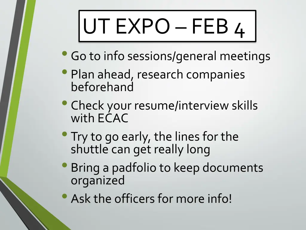 ut expo feb 4