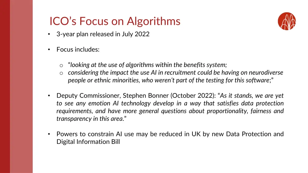 ico s focus on algorithms 3 year plan released