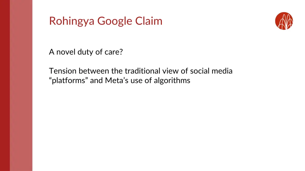 rohingya google claim