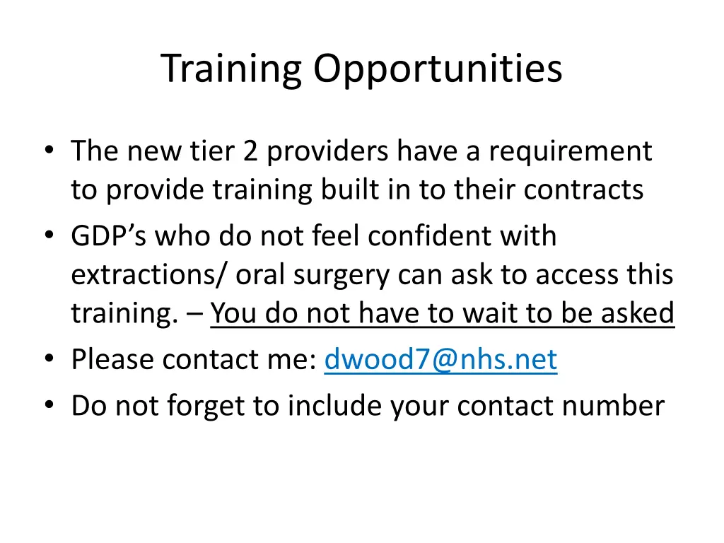 training opportunities 1