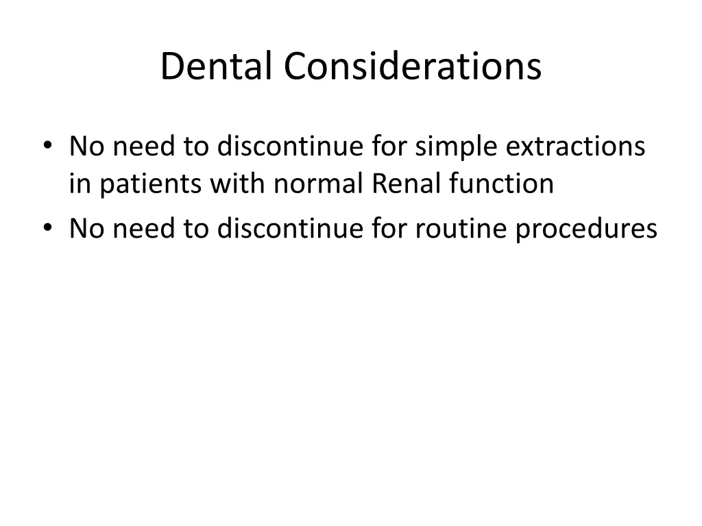 dental considerations 1